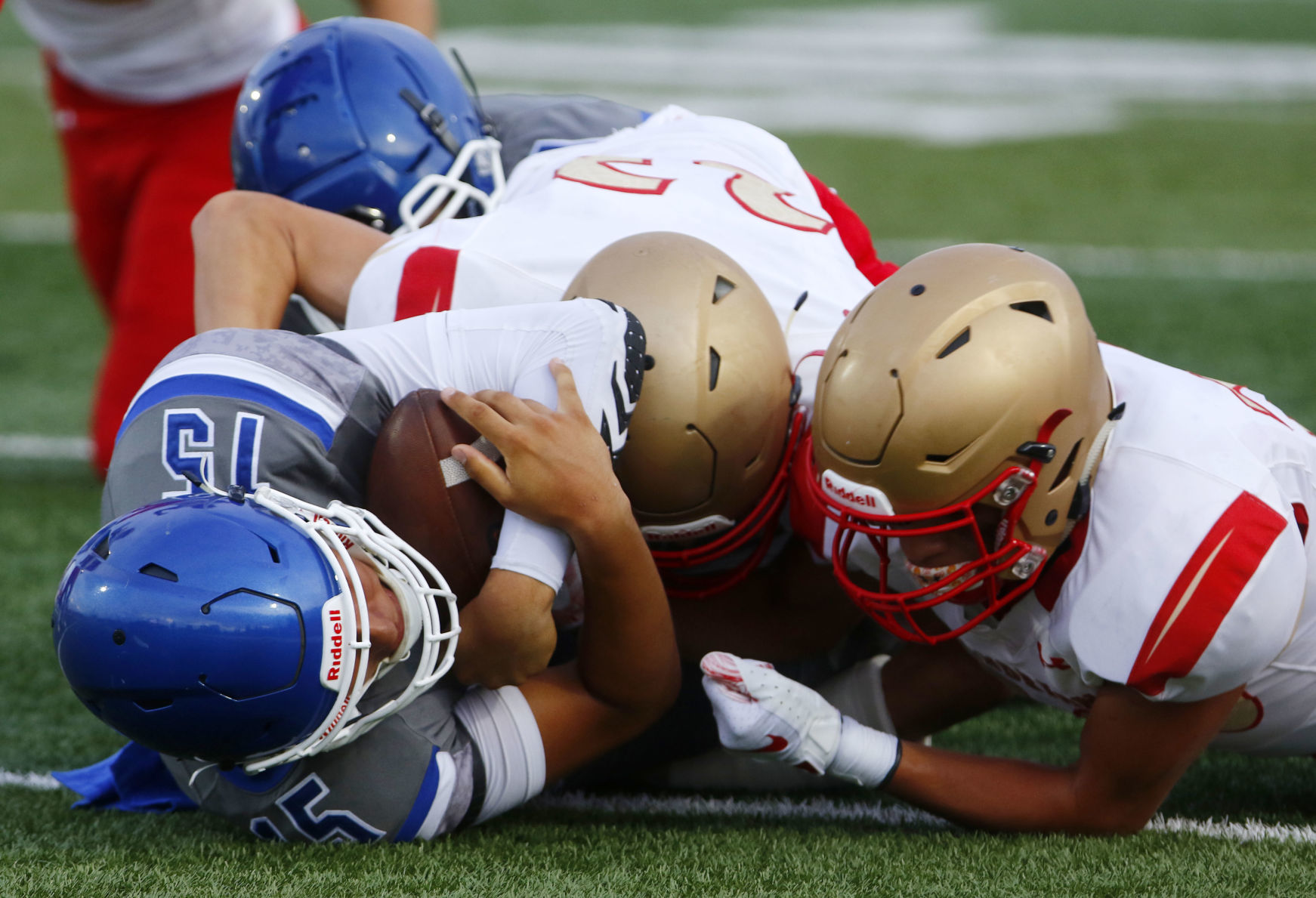 Andrean at Lake Central football scrimmage